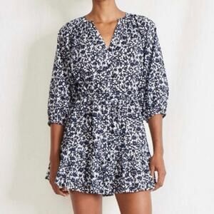 Apiece Apart Mitte Floral Poplin Mini Dress